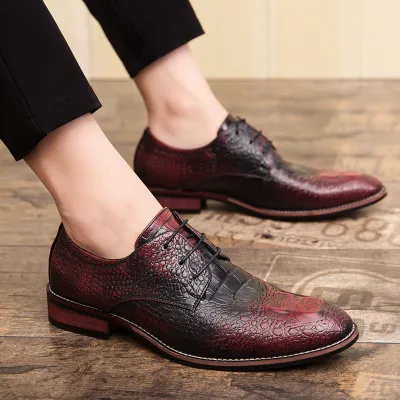  NEW FASHION TREND MEN'S BUSINESS FORMAL SHOES